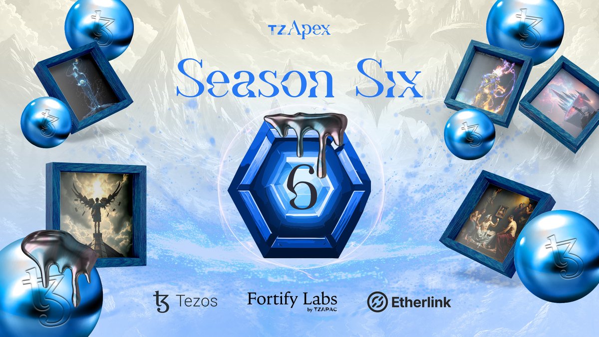 TZ Apex Season 6 is live 🔥

Create fantasy landscapes and avatars with AI, own your Web3 profile, solve fun puzzles, learn prediction markets, and more – with a chance to win from a USD $4,000 prize pool!

From July 7th to 21st: bit.ly/TZApexS6

#TZApex #Tezos #Etherlink