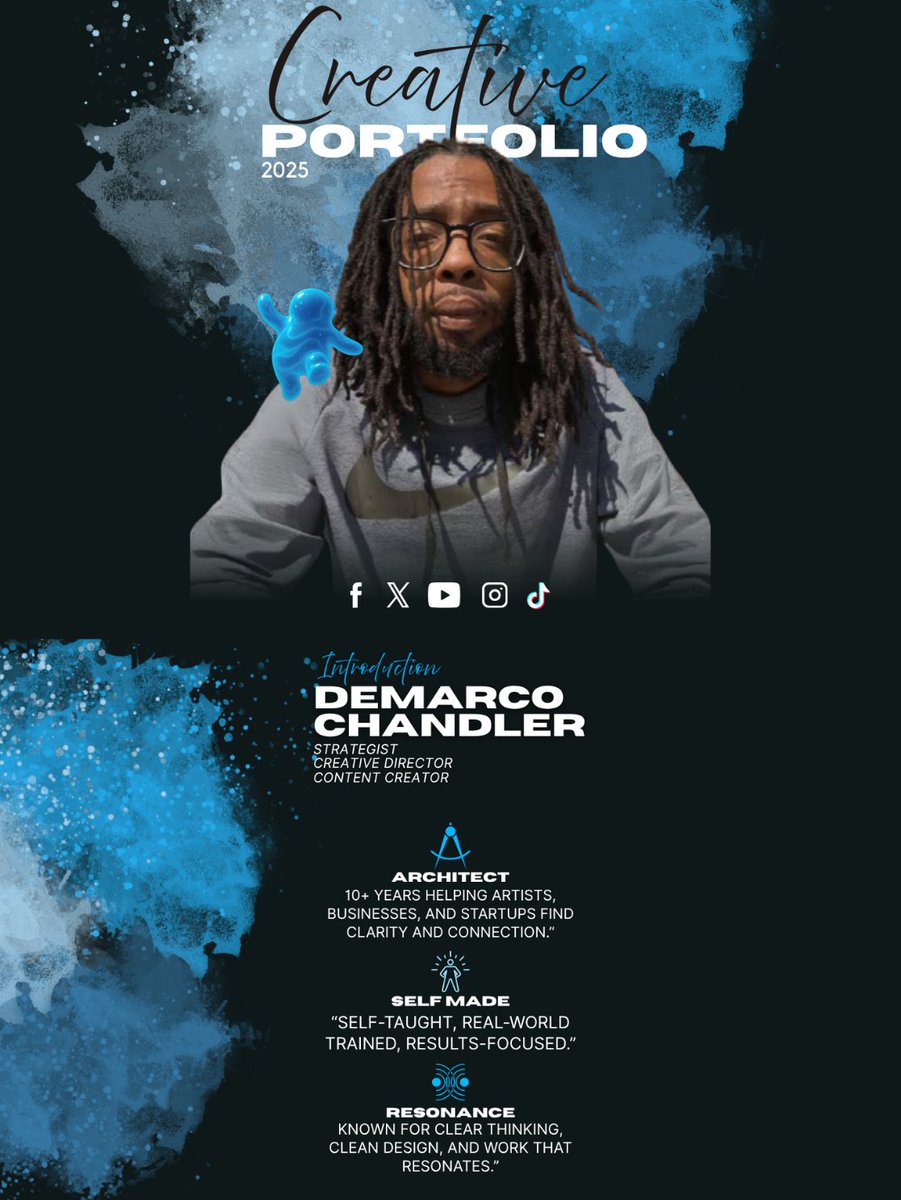 demarcocsea's tweet image. 🔥 Just dropped my 2025 Creative Portfolio.
demarcocsea.xyz
10+ years. Self-taught. Real results.
Design, strategy, and content that resonates.
If you want work that connects — let’s talk.
#CreativePortfolio #Branding #ContentCreator #Design #Strategy
