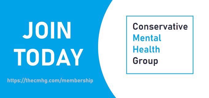 Join the Conservative Mental Health Group today!🧠  

If you are passionate about mental health issues, visit our website and find out more about becoming a CMHG member! 👇

thecmhg.com/membership