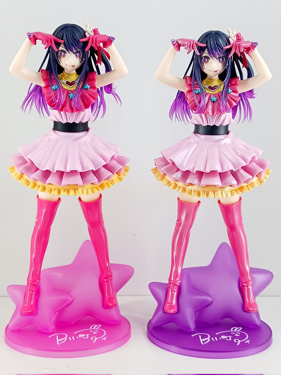 T-most #推しの子 星乃アイ 2種比較 ←通常 タイクレ限定→ 全身パール
