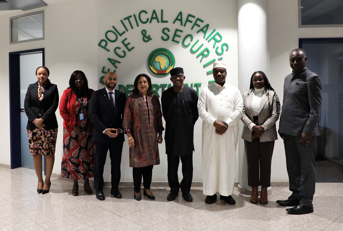 Bankole_Adeoye's tweet image. Pleased to meet H.E. Pramila Patten, #UN Special Representative on Sexual Violence in Conflict. We strongly condemned the use of sexual violence as a tactic of war & reaffirmed our commitment to collaborate in its #prevention, #response, and the pursuit of #justice for survivors