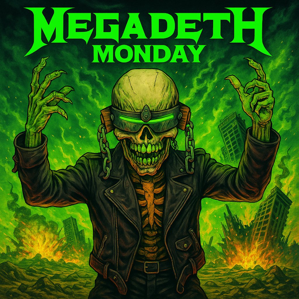 mast_stuart's tweet image. Morning All, it’s Megadeth Monday 🤘🤘