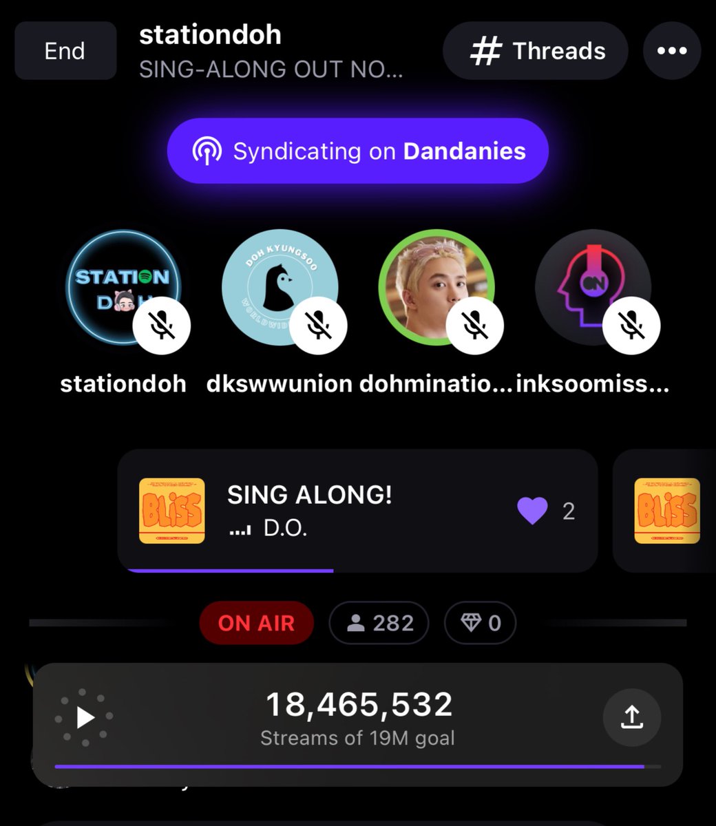StationDoh (@stationdoh) on Twitter photo Huge thanks to <a href="/dks_wwunion/">ᴅᴋꜱ ᴡᴏʀʟᴅᴡɪᴅᴇ ᴜɴɪᴏɴ</a>, <a href="/DOHSquad/">DOHminationSquad 🐧</a> and <a href="/in_ksoomissedit/">Kyungsoo Updates</a> for Streaming along with us! 🪩🎉
Join us now at dandanies channel!
🔗 stationhead.com/c/dandanies
#SING_ALONG_OUTNOW
#DOHKYUNGSOO_BLISS
#SING_ALONG_WITH_도경수
#BLISS_도경수_SING_ALONG
<a href="/companysoosoo_/">Company Soosoo</a> Huge thanks to <a href="/dks_wwunion/">ᴅᴋꜱ ᴡᴏʀʟᴅᴡɪᴅᴇ ᴜɴɪᴏɴ</a>, <a href="/DOHSquad/">DOHminationSquad 🐧</a> and <a href="/in_ksoomissedit/">Kyungsoo Updates</a> for Streaming along with us! 🪩🎉
Join us now at dandanies channel!
🔗 stationhead.com/c/dandanies
#SING_ALONG_OUTNOW
#DOHKYUNGSOO_BLISS
#SING_ALONG_WITH_도경수
#BLISS_도경수_SING_ALONG
<a href="/companysoosoo_/">Company Soosoo</a>