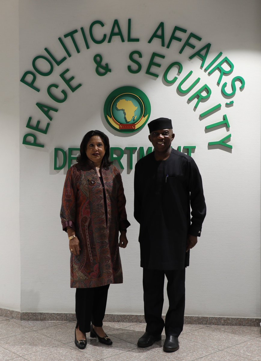 Bankole_Adeoye's tweet image. Pleased to meet H.E. Pramila Patten, #UN Special Representative on Sexual Violence in Conflict. We strongly condemned the use of sexual violence as a tactic of war & reaffirmed our commitment to collaborate in its #prevention, #response, and the pursuit of #justice for survivors