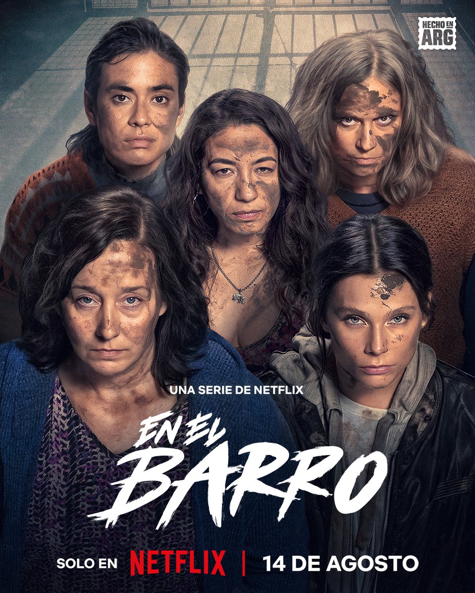 CheNetflix's tweet image. Las puertas de la cárcel vuelven a abrirse. En el barro, protagonizada por Ana Garibaldi, Valentina Zenere y gran elenco, la nueva serie de Sebastián Ortega que expande el mundo de El Marginal, llega a Netflix el 14 de agosto.