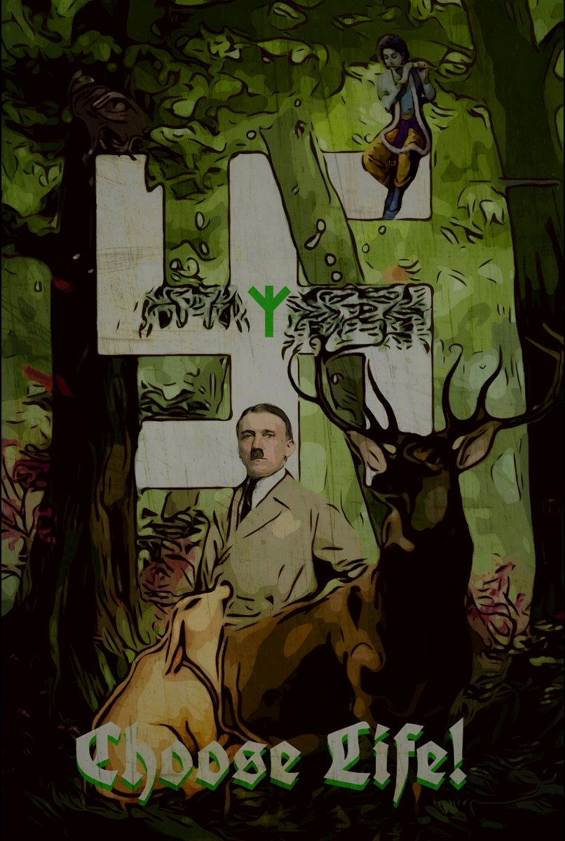 Ostmann18's tweet image. I've been an Ecological National Socialist for over half my life, and I intend to remain one until my last breath. It's a core part of my being, a worldview that integrates the harsh realities of racial survival with the very urgent need to protect natural environment of our race