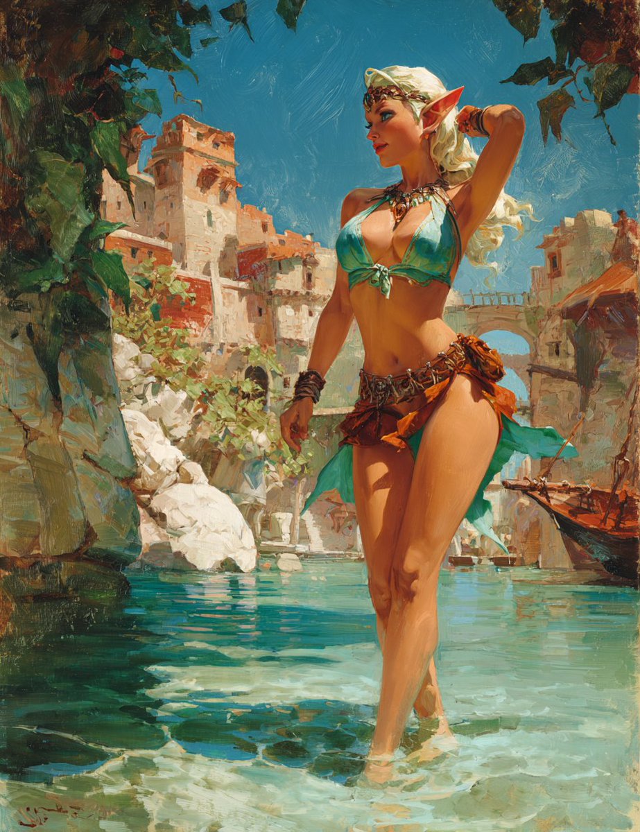 Did I hear something about Elves in Bikinis? 🍹