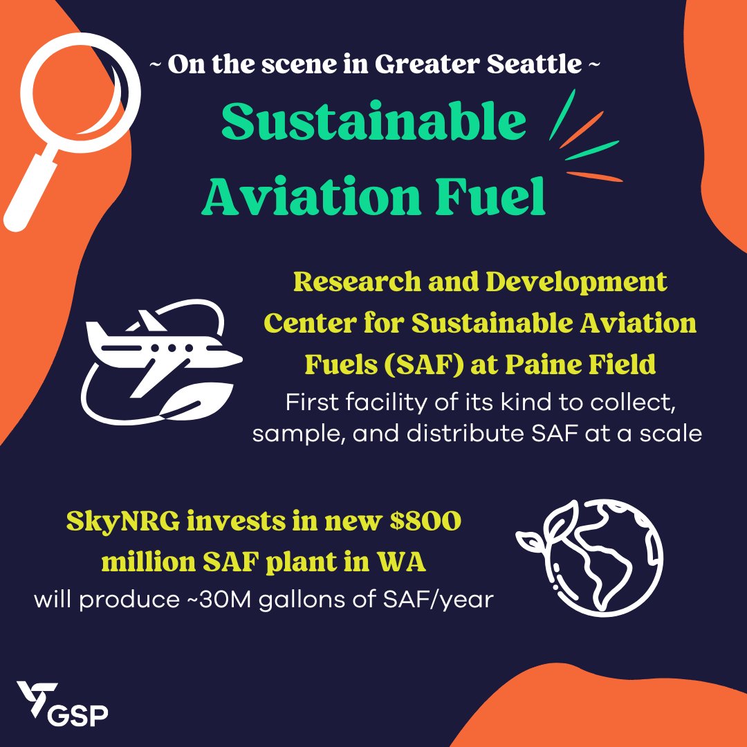 SeattlePartners's tweet image. From cutting-edge research labs to first-of-their-kind production facilities, Washington state is home to a growing ecosystem of SAF pioneers. Here are key players: ow.ly/VsNm50WkI5s
#SAF #Aerospace #innovation