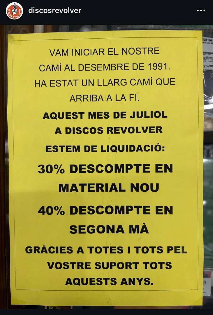 JordiKapi's tweet photo. Quina desgràcia, quina pena, quina llàstima….
Perdem part de la cultura, part de la identitat de Barcelona i de Catalunya.
Poc a poc estem perdent el que som per substituir-ho per la mateixa merda que veus en qualsevol ciutat del món.
Estic perplex https://t.co/LvU2fM5oVd