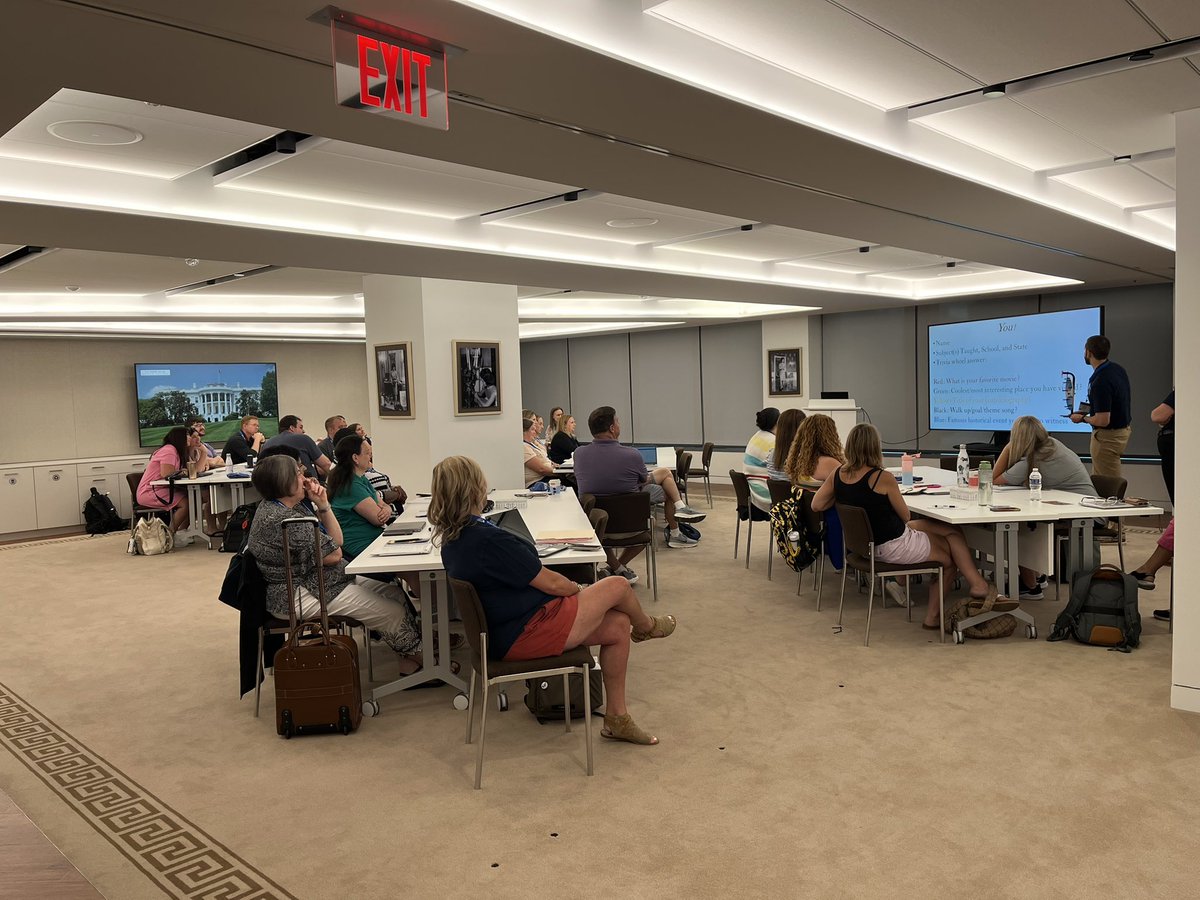 Matthew Costello (@mattcostellophd) on Twitter photo The <a href="/WhiteHouseHstry/">White House History</a> Teacher Institute is underway at <a href="/peopleshousedc/">The People's House: A White House Experience</a>! We are thrilled to host these fantastic educators and three master teachers for a week of immersive content, networking, and site visits! #WHHTI25 The <a href="/WhiteHouseHstry/">White House History</a> Teacher Institute is underway at <a href="/peopleshousedc/">The People's House: A White House Experience</a>! We are thrilled to host these fantastic educators and three master teachers for a week of immersive content, networking, and site visits! #WHHTI25