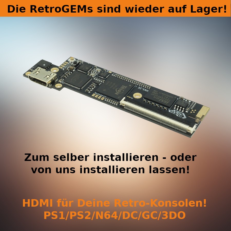 DragonBoxShop's tweet image. Die RetroGEMs von PixelFX sind endlich wieder auf Lager!
Wenn Du Deine Konsole über HDMI an aktuelle Fernseher anschließen willst, ist das eine perfekte Lösung!
#retrogem #pixelfx #ps1 #ps2 #n64 #dc #gc #3do
dragonbox.de/de/manufacture…