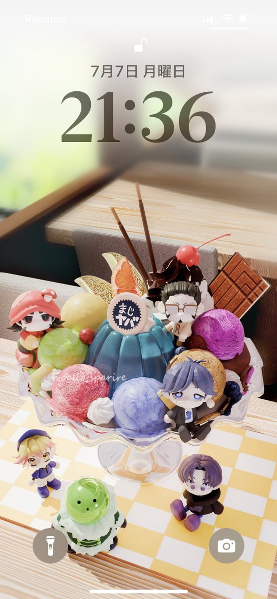 夏だ！暑い！！そうだアイスだ！！！
ということでmzyb メンバー×アイスパフェを3Dで制作しました🍨
スマホサイズなのでロック画面にすると2枚目になります。
また、今回に限りスマホの壁紙など個人利用の範囲内で使用して構いません🧊
（AI学習・無断転載は禁止しております）
#mzyb_FA