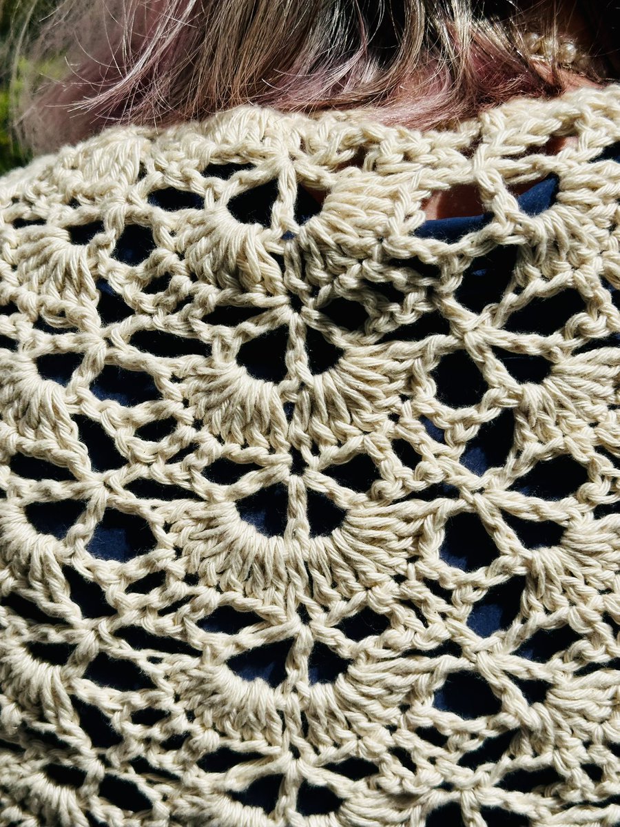 Traditional shawl made by my grandaunt