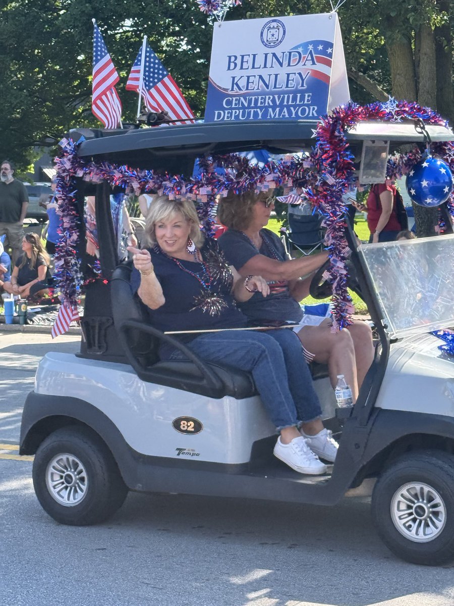 Belinda Kenley (@belindakenley) on Twitter photo Such a wonderful Americana Festival parade âŠ<a href="/CentervilleOH/">City of Centerville</a>â©! Nearly 75,000 attended. Too hot to walk much but sure was fun #4thofJuly #americana #hometown #parade Such a wonderful Americana Festival parade âŠ<a href="/CentervilleOH/">City of Centerville</a>â©! Nearly 75,000 attended. Too hot to walk much but sure was fun #4thofJuly #americana #hometown #parade