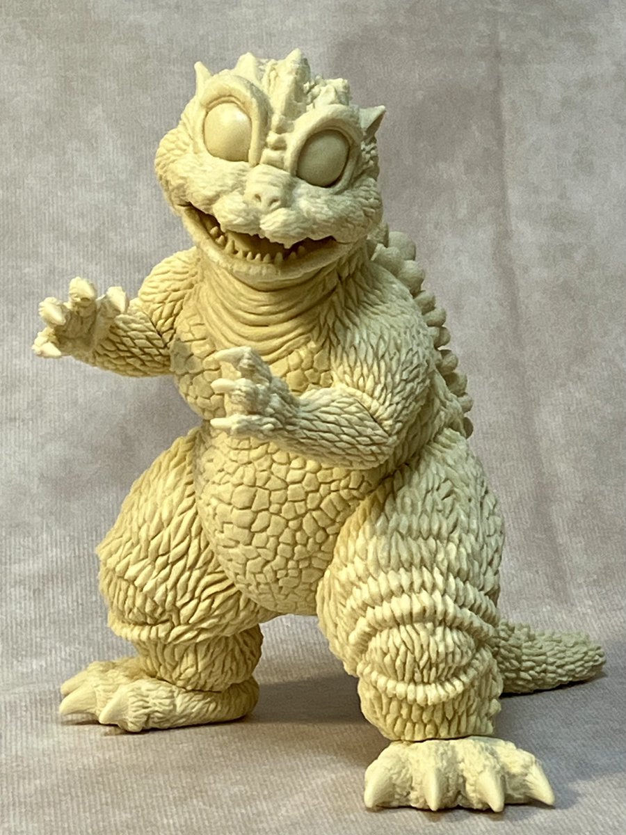 yochan8991's tweet image. WF2025夏 新作情報📝
ディーラー名「四畳半工房」 卓番 3-35-10
〈商品名〉ゴジラ'94 (新作)
〈価格〉42,900円
〈複製〉RCベルグ
〈商品名〉リトルゴジラ (新作)
〈価格〉13,000円
〈複製〉RCベルグ
並べても単体でも成立するポージングを意識して造形しました。よろしくお願いいたします!