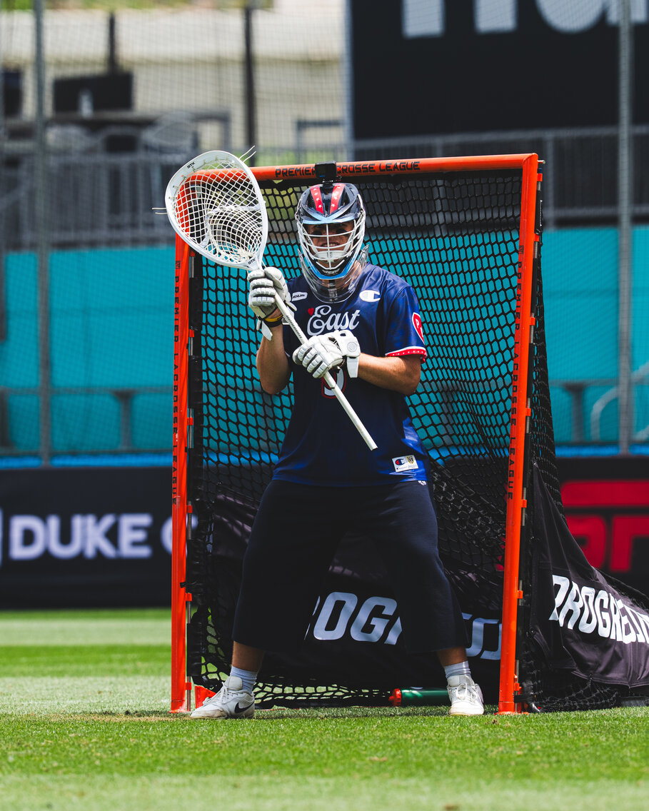 RUmlax's tweet image. #RUMLax alumn and two-time All-American Colin Kirst RU at the @PremierLacrosse All-Star Game!
@KirstColin made 8 saves in the game (72% save percentage) and was the runner-up in the Goalie Wars competition
#BuiltInNewBrunswick | @PLLCannons