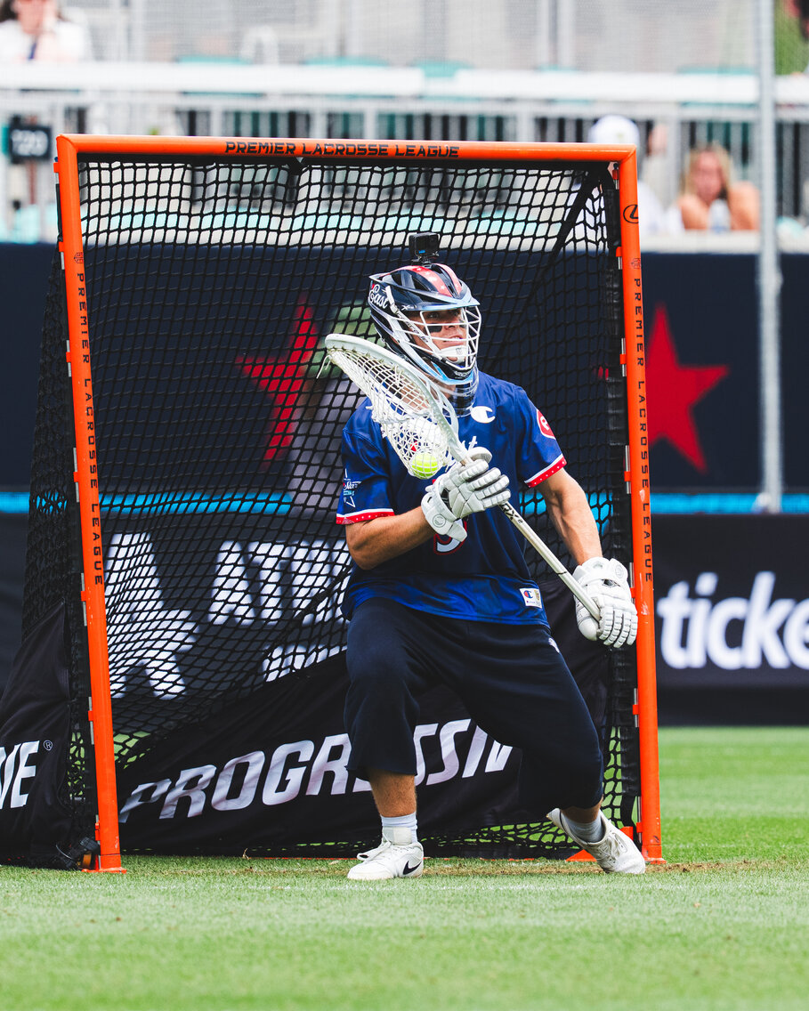 RUmlax's tweet image. #RUMLax alumn and two-time All-American Colin Kirst RU at the @PremierLacrosse All-Star Game!
@KirstColin made 8 saves in the game (72% save percentage) and was the runner-up in the Goalie Wars competition
#BuiltInNewBrunswick | @PLLCannons