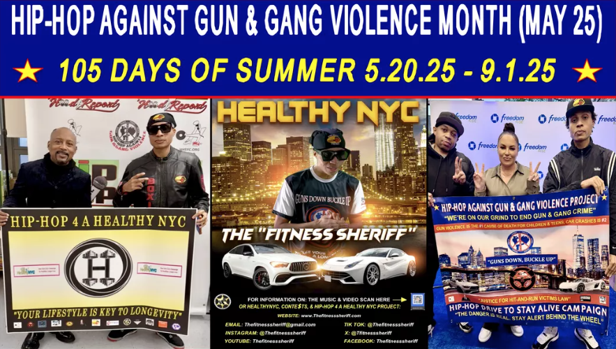 The Hip-Hop Summit Youth Council &amp; Power 105.1 📻celebrate the Hip-Hop Against Gun &amp; Gang Violence campaign with 105 Days Of Summer!

Find out here 👉🏾 bit.ly/3Trn7EU how you can get help and make a difference in the community along with <a href="/HHSYC/">Hip-Hop Summit Youth Council</a> 

Brought to you by
