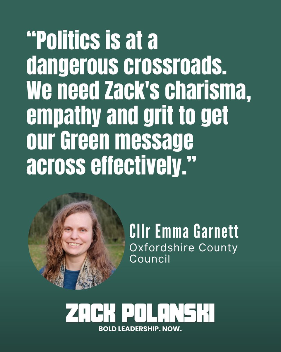 Thank you Cllr Emma Garnett!

#BackZack