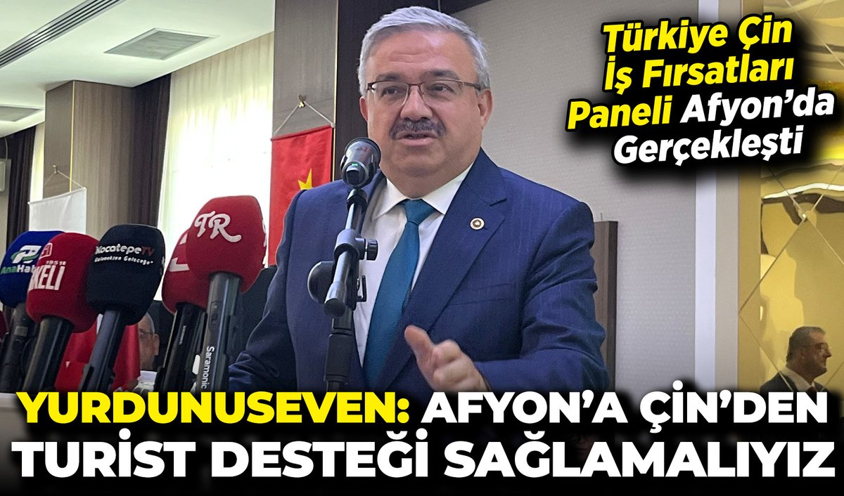 Türkiye Çin İş Fırsatları Paneli Afyon’da Gerçekleşti: Yurdunuseven, “Afyon’a Çin’den turist desteği sağlamalıyız” afyonpostasi.com.tr/turkiye-cin-is…