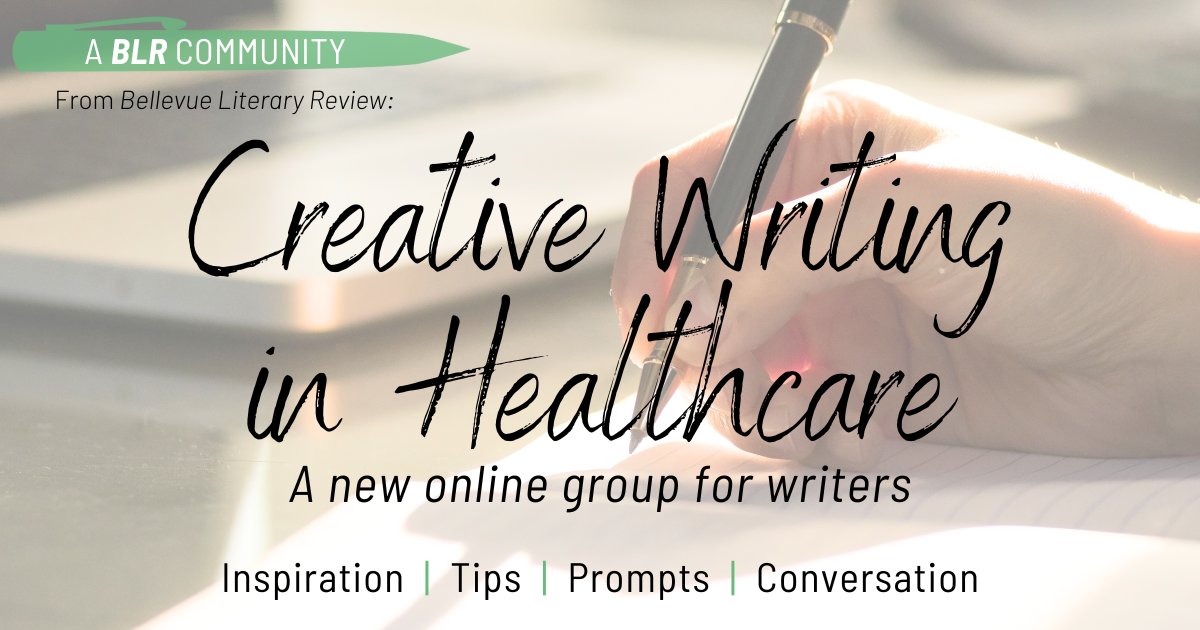 BLReview's tweet image. If you're interested in writing about health, illness, and healing, we've got just the place for you! 👏Introducing BLR’s "Creative Writing in Healthcare" Facebook Group, where you can share writing for feedback and get writing tips from BLR! Join now: facebook.com/groups/creativ…