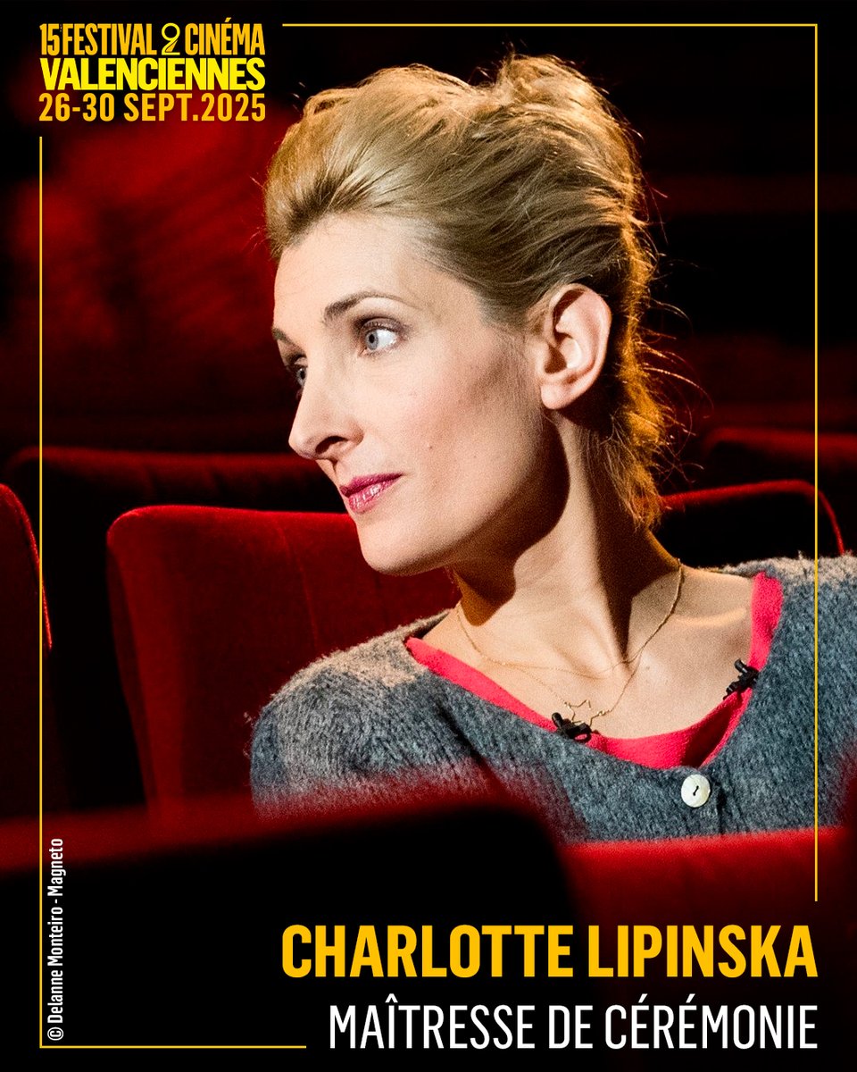 🎤 Journaliste culturelle bien connue des amateurs du Masque et la Plume et de <a href="/telematin/">Telematin</a>, Charlotte Lipinska reprendra son rôle de Maîtresse de Cérémonie pour le 15ème Festival 2 Cinéma de Valenciennes 🧡

📅 26 – 30 septembre.
👉 Suivez-nous pour ne rien manquer du programme !