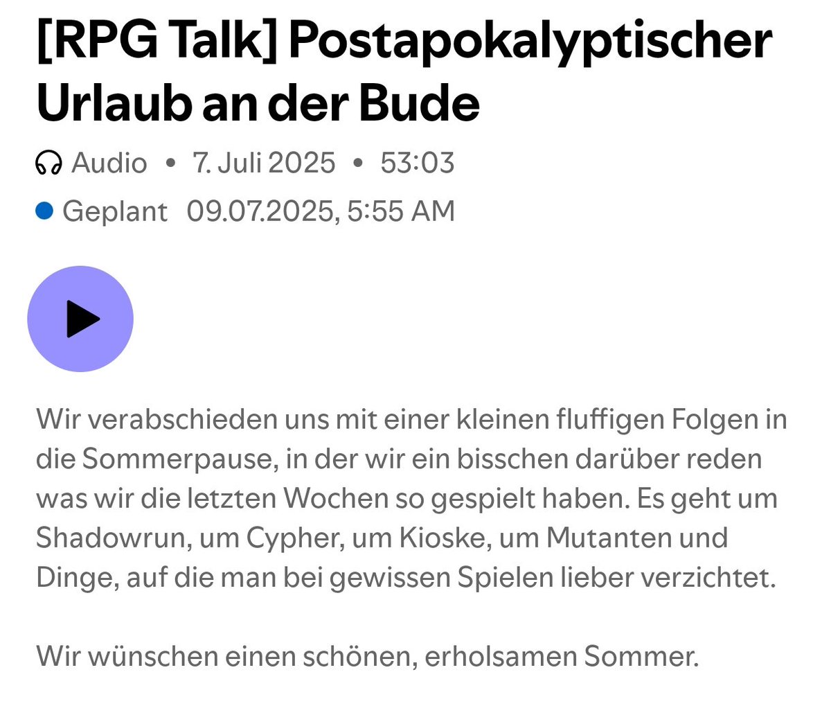 kopfkinocast's tweet photo. Die letzte Folge vor der Sommerpause kommt am Mittwoch. https://t.co/2ypevKSwjy