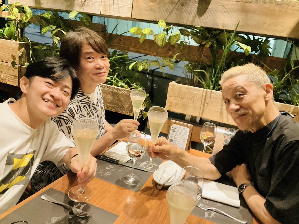 銀河さん、中井さんと、ステキな『七夕ナイト』を過ごしました〜っ🤣