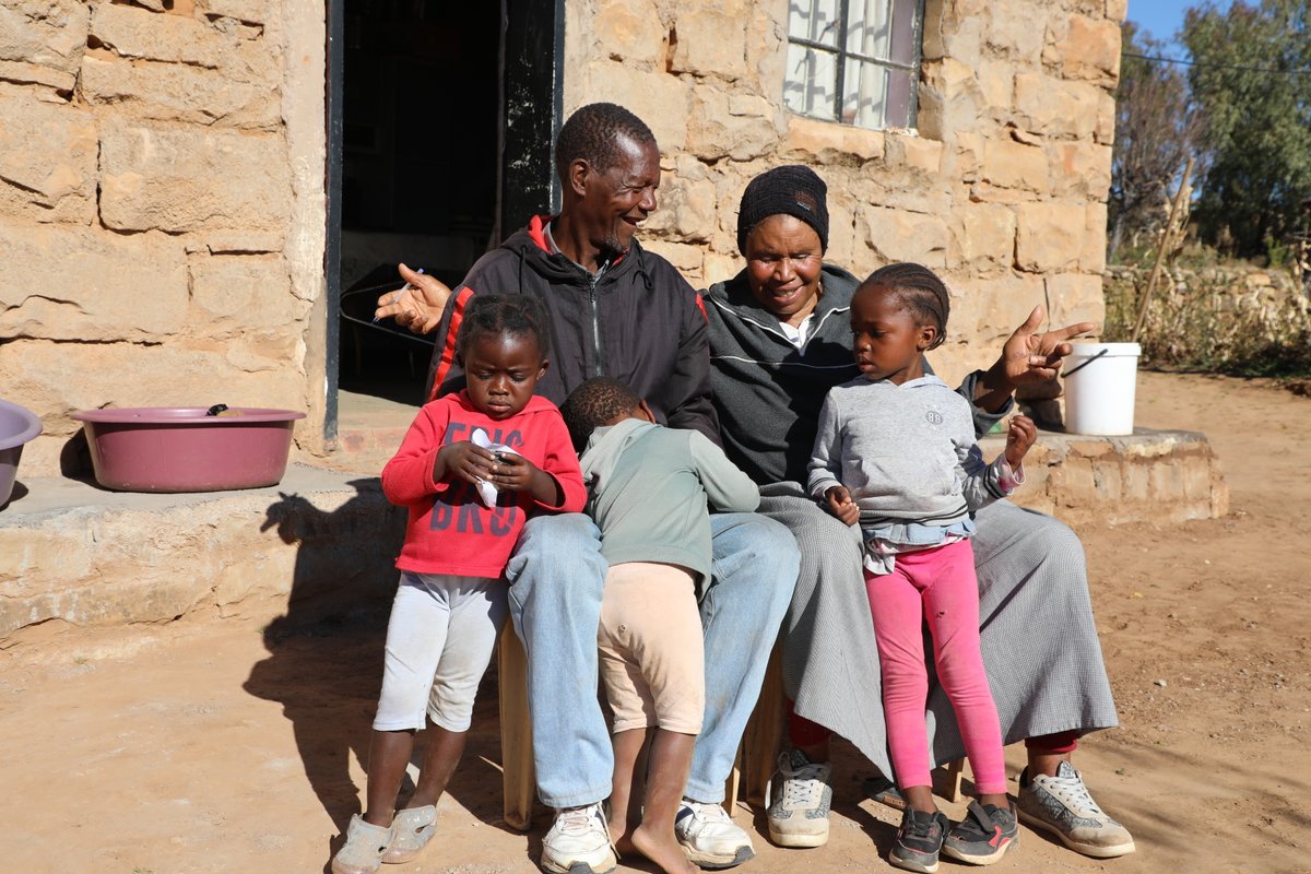 WorldvisionLS's tweet image. In Ha Lesoma, Thapelo &amp;amp; ‘Malebohang went from silent co-existence to joyful unity through #CelebratingFamilies by @WorldVisionLS. Now, love is shown daily, not just assumed. Their story is changing lives, one family at a time. Full Story: bit.ly/4lKMEFf
 #FaithInAction