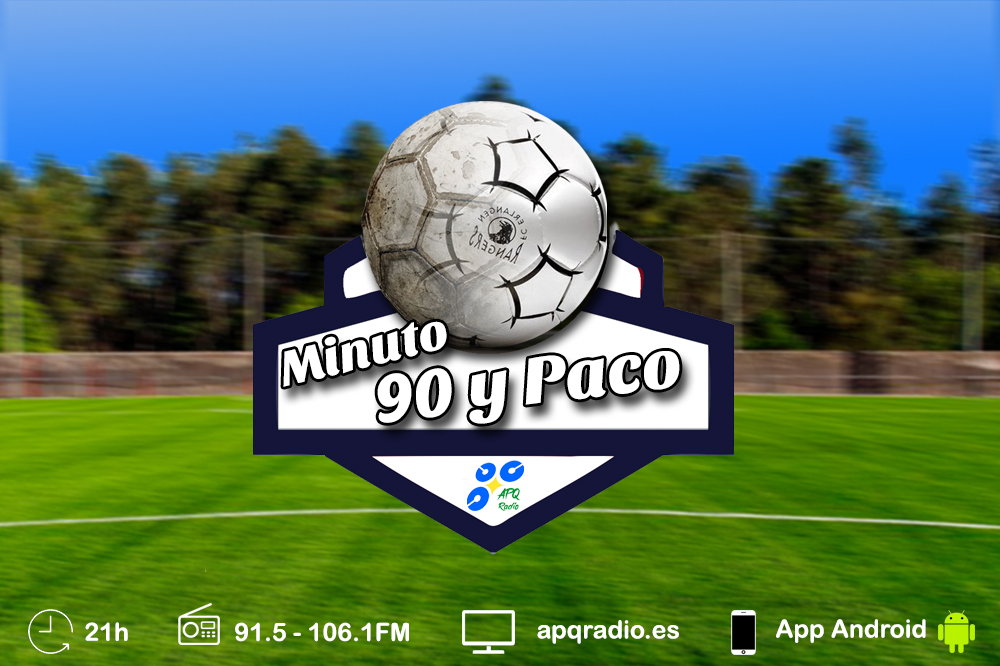 APQ RADIO (@apqradio) on Twitter photo Hoy, desde las 21h <a href="/PacoGranda/">Paco Granda</a> te espera con "Minuto 90 y Paco", donde continuará presentando los equipos de las diferentes categorías del fútbol del Principado de cara a la próxima temporada. En el 91.5 - 106.1FM, streaming en apqradio.es y en nuestra app. Hoy, desde las 21h <a href="/PacoGranda/">Paco Granda</a> te espera con "Minuto 90 y Paco", donde continuará presentando los equipos de las diferentes categorías del fútbol del Principado de cara a la próxima temporada. En el 91.5 - 106.1FM, streaming en apqradio.es y en nuestra app.