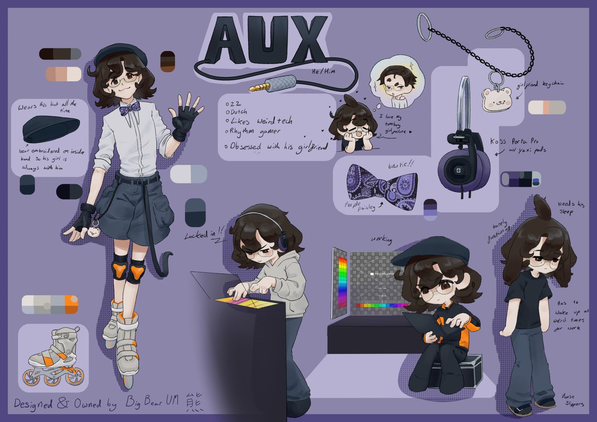 finished the ref sheet of my boyyyyy &gt;w&lt;