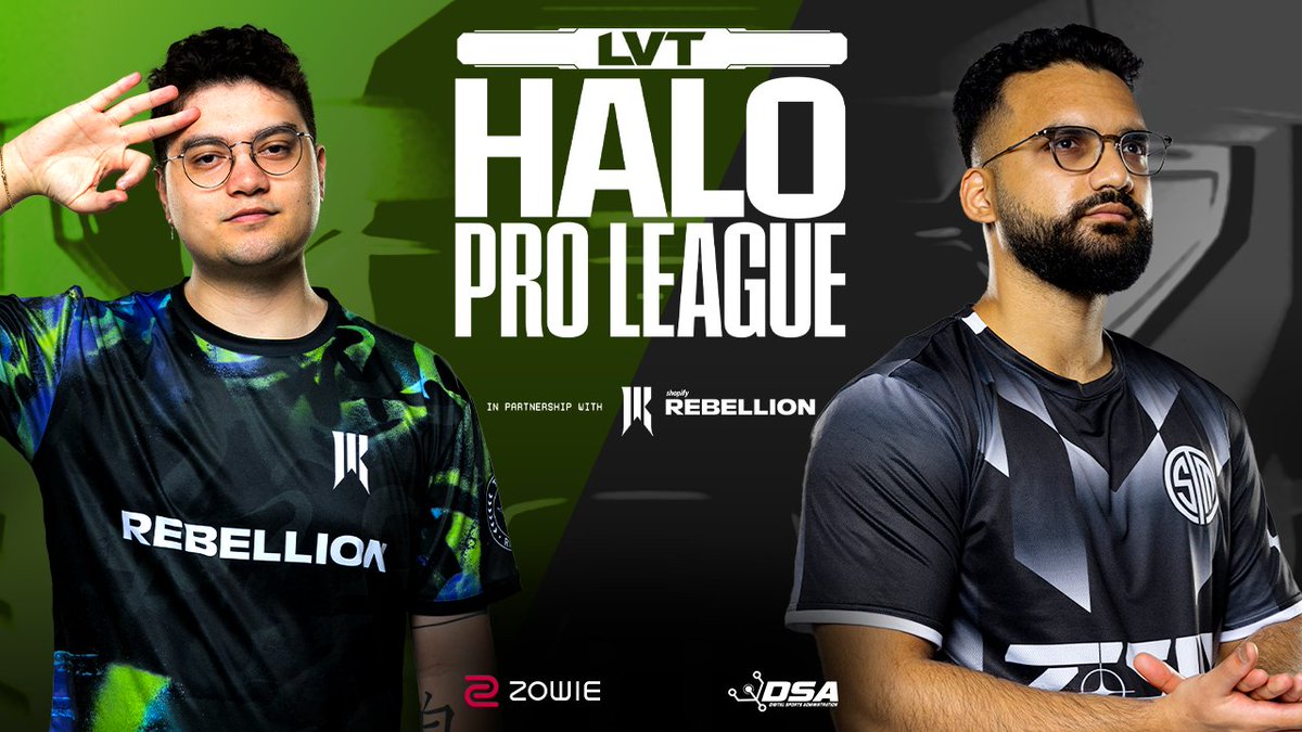 LVT Halo (@lvthalo) on Twitter photo WEEK 2 Matchups in the LVT Halo Pro League in partnership with Shopify Rebellion ๐
๐
Monday, July 7, 2025
-5:00 PM ET <a href="/FaZeClan/">FaZe Clan</a> vs <a href="/Spacestation/">Spacestation Gaming</a>
-6:30 PM ET <a href="/ShopifyRebels/">Shopify Rebellion</a> vs <a href="/TSM/">TSM</a>
๐ฐ $1,000/series WEEK 2 Matchups in the LVT Halo Pro League in partnership with Shopify Rebellion ๐
๐
Monday, July 7, 2025
-5:00 PM ET <a href="/FaZeClan/">FaZe Clan</a> vs <a href="/Spacestation/">Spacestation Gaming</a>
-6:30 PM ET <a href="/ShopifyRebels/">Shopify Rebellion</a> vs <a href="/TSM/">TSM</a>
๐ฐ $1,000/series