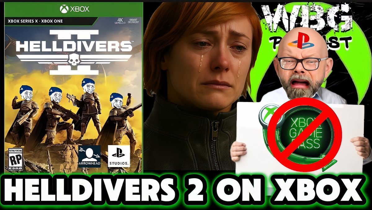 WBG Xbox Podcast will be live tonight at 6:00 pm est

Helldivers 2 on Xbox | Perfect Dark Canceled | Xbox Gamepass is Being Blamed for Xbox Layoffs 

Panel
<a href="/SPgamer786/">Shaan786</a> <a href="/JohanzelV/">Joey 🇵🇦</a> <a href="/BabieBoiRay/">Judge RAY RAY</a> 

youtube.com/live/otkifKPBZ…