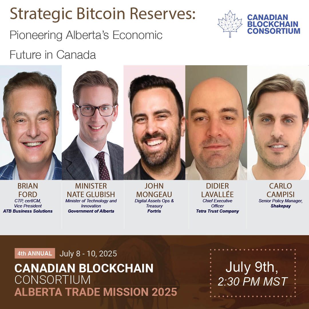 Blockchain North (@blockchainorth) on Twitter photo It’s Alberta Trade Mission Week and the momentum is building 🇨🇦🔥
We’re covering the conversations shaping Bitcoin, digital assets, and Canada’s economic future⚡️
Catch us on the ground all week — see you there! 👋<a href="/Blockchain_CBC/">Canadian Blockchain Consortium</a> It’s Alberta Trade Mission Week and the momentum is building 🇨🇦🔥
We’re covering the conversations shaping Bitcoin, digital assets, and Canada’s economic future⚡️
Catch us on the ground all week — see you there! 👋<a href="/Blockchain_CBC/">Canadian Blockchain Consortium</a>