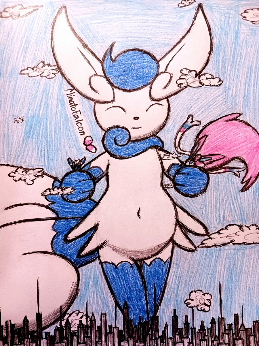 💝💙Giant Meowstic strolling!💙💝