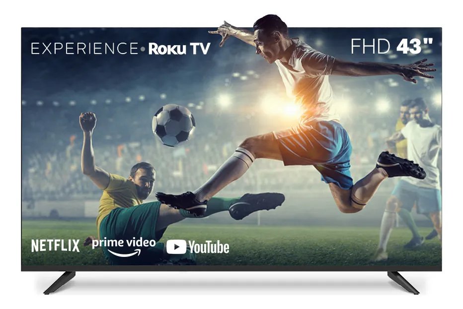 VConsumos's tweet image. 🧨 Oferta imperdível no ar!

Smart TV FHD 43&quot; DLED Wi-fi Multiexperience Roku por apenas R$1.099!
🔥 Com 31% OFF (de R$ 1.599) 12x de R$ 106. 

👉mercadolivre.com/sec/1NeCV5y
#Promoção #Ofertas #SmartTV #RokuTV #FullHD #TV43Polegadas #Multiexperience #Entretenimento #Tecnologia
