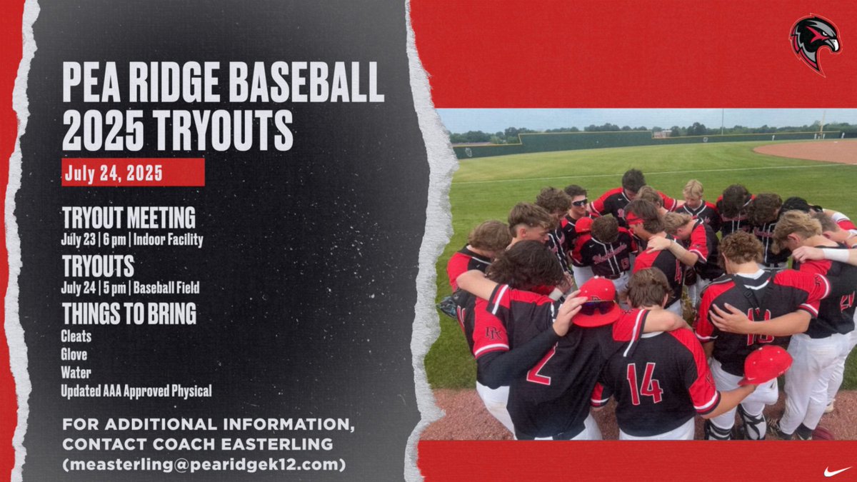 Pea Ridge HS Baseball (@prhsbaseball) on Twitter photo 