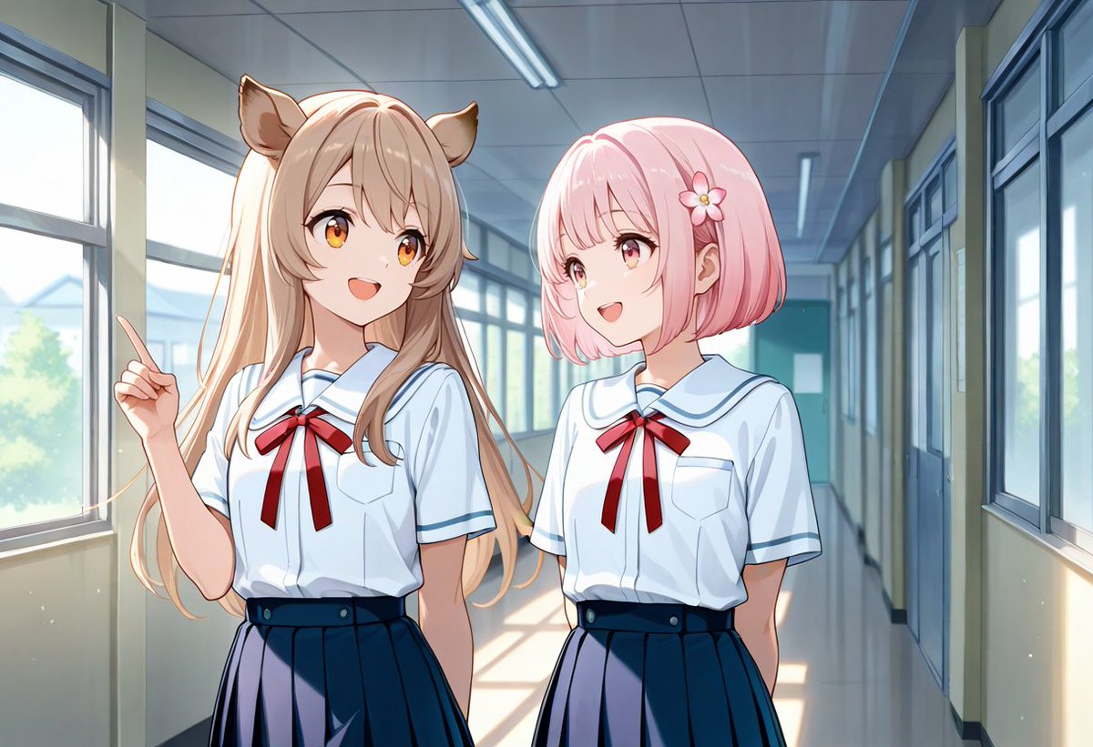 修羅観音 (@syurakannon) on Twitter photo イロミライさんのテーマに、ひなこさん(<a href="/hinako_175_ando/">ひなこ@AIアイドル🤸姫路🏯でぶっ飛ばす😆アイドル🎵</a>さん)と、宇猪崎りりあさん(<a href="/uisakiriria/">宇猪崎りりあ🐗いのしし娘</a>さん)が、学校で放課後の過ごし方を離される場面にて参加致します。
有難う御座います。
合掌、企画感謝、礼拝
AIイラスト
ひなこ(安藤緋名子)・宇猪崎りりあファンアート
#月刊りりひな杯 イロミライさんのテーマに、ひなこさん(<a href="/hinako_175_ando/">ひなこ@AIアイドル🤸姫路🏯でぶっ飛ばす😆アイドル🎵</a>さん)と、宇猪崎りりあさん(<a href="/uisakiriria/">宇猪崎りりあ🐗いのしし娘</a>さん)が、学校で放課後の過ごし方を離される場面にて参加致します。
有難う御座います。
合掌、企画感謝、礼拝
AIイラスト
ひなこ(安藤緋名子)・宇猪崎りりあファンアート
#月刊りりひな杯