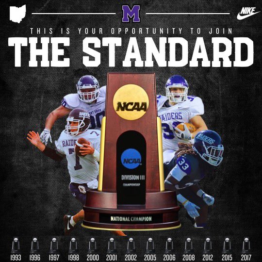 Very honored and thankful to receive an offer from Mount Union! Thank you <a href="/Coach_allendl/">Dan Allen</a> for the opportunity. 

<a href="/ybnate/">Nathan Weibye</a> <a href="/WWSFB/">Wheaton-Warrenville South Football</a> <a href="/sean_norris_/">Sean Norris</a> <a href="/EDGYTIM/">Timothy “EDGYTIM” OHalloran</a> <a href="/PrepRedzoneIL/">Prep Redzone Illinois</a>