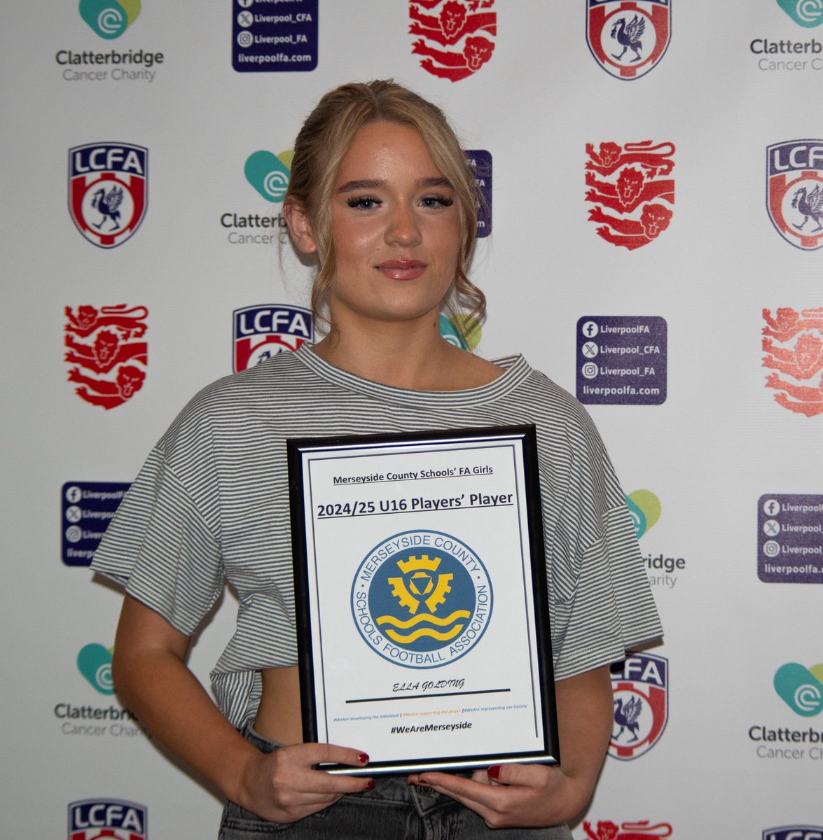 Merseyside County Schools’ FA (@mcsfa2) on Twitter photo #GIRLS | #Season24/25 | #Awards
U16’s Players’ Player- Ella!
#WeAreMerseyside | <a href="/aberlighting/">angie berwick</a> 📸 #GIRLS | #Season24/25 | #Awards
U16’s Players’ Player- Ella!
#WeAreMerseyside | <a href="/aberlighting/">angie berwick</a> 📸
