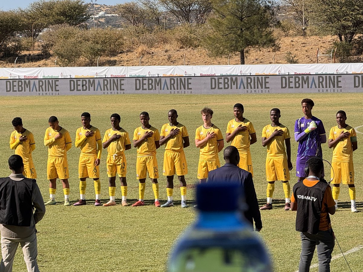 𝐊𝐈𝐂𝐊-𝐎𝐅𝐅!

🇿🇦RSA U20 🆚 Botswana U20 🇧🇼

🏟️UNAM stadium 
⏰15h00 

#cosafaU20 #namibia