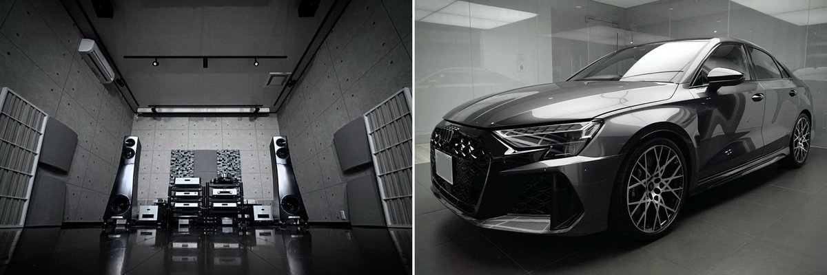 dcsgmyg's tweet photo. 個人的には、よく似ているかと…
#アウディ
#Audi
#RS3
#dCS
#goldmund
#ygacoustics https://t.co/dAadgqmjkY