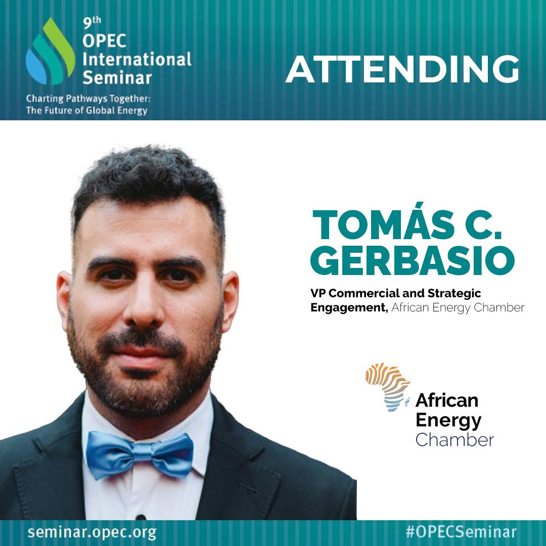 energy_african's tweet photo. As the global energy community gathers for the 9th OPEC International Seminar under the theme “Towards a Sustainable and Inclusive Energy Transition,” take advantage of a powerful opportunity to connect with the African Energy Chamber’s senior leadership.

Our high-level delegation — comprising influential voices shaping Africa’s energy future — will be on the ground for strategic dialogue, dealmaking, and partnership-building.

Meet the Team:
•@VernerAyukegba  – Senior Vice President
•@tomigerbasio – VP Commercial and Strategic Engagement
•Johnson-Kayode Obembe – Director of Sales and Partnerships
•Hedda Fossum – International Energy Fellow

As Africa’s voice in the global energy dialogue, the AEC is engaging with key stakeholders to advance sustainable investment, promote regional cooperation, and ensure that Africa’s energy priorities are front and center in shaping the future of global energy.

Whether you’re seeking insight into Africa’s evolving energy landscape or looking to unlock new opportunities across the continent, this is your moment to connect. Let’s talk, collaborate, and accelerate progress — together.

#AECEnergy #OPEC2025 #EnergyForAfrica #AfricanEnergyChamber