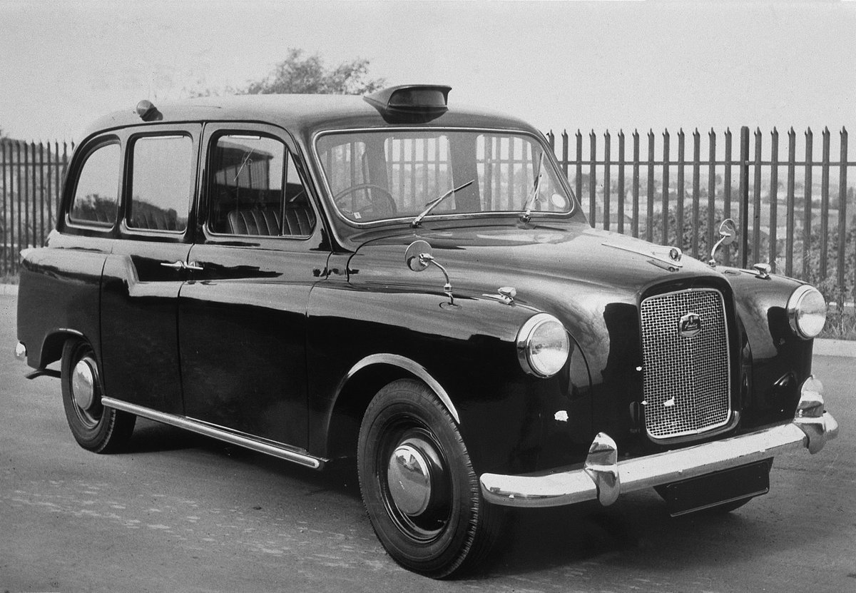 One from the LEVC archives! 

The iconic FX4 taxi was produced between 1958 and 1997 and it paved the way for today’s beloved black cab silhouette.

Around 75,000 FX4s were produced and it was the first London taxi to feature four doors!

#funfact