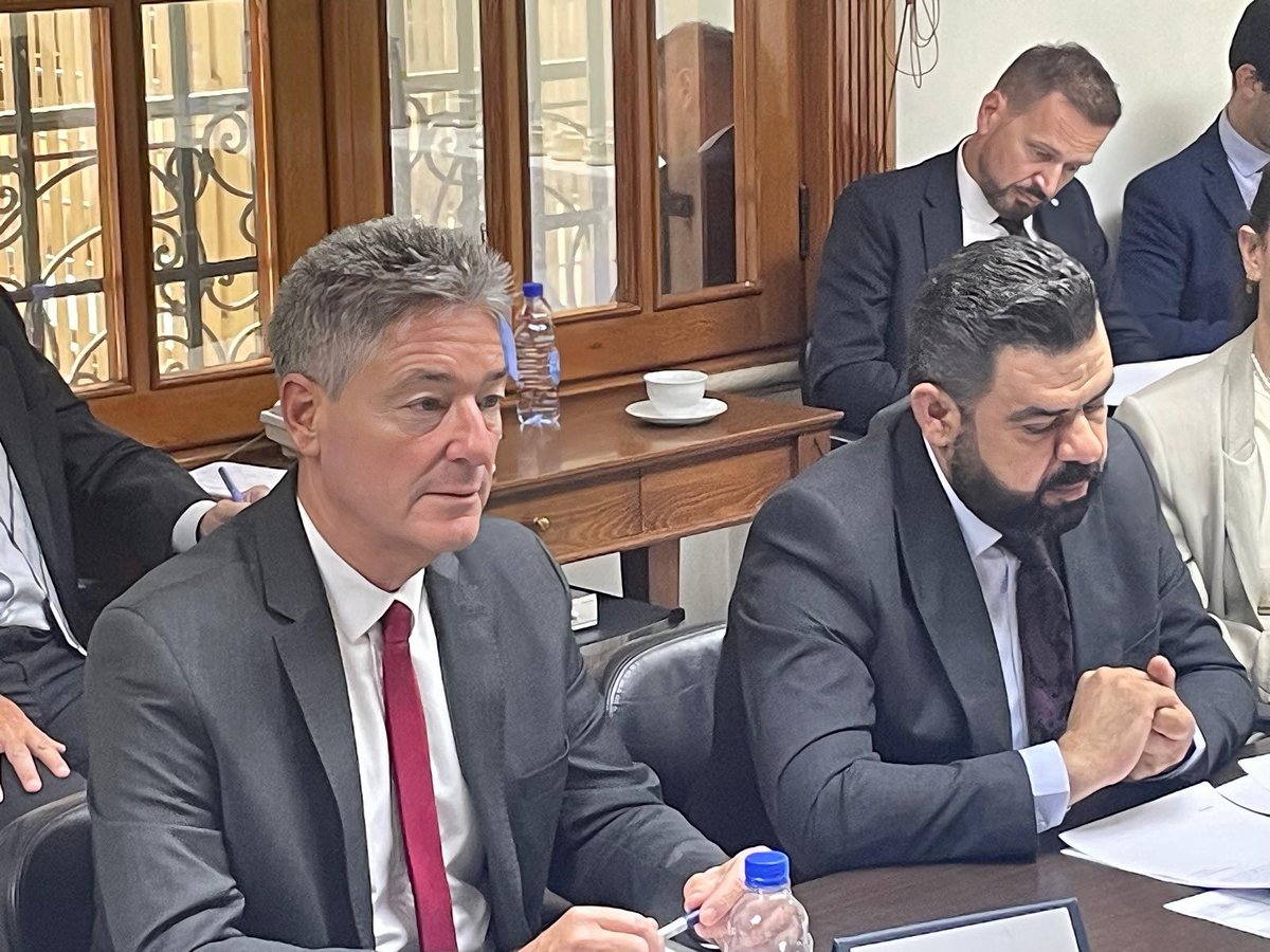Michael Ohnmacht (@m_ohnmachteu) on Twitter photo سعدتُ باستضافة السيد <a href="/AbdulbassetGen/">عبد الباسط عبد اللطيف</a> رئيس الهيئة للعدالة الانتقالية، والسيد محمد رضا الجلخي، رئيس الهيئة للمفقودين، في <a href="/EUinSyria/">EU in Syria</a> بحضور سفراء من دول الاتحاد. قدّما إحاطة حول عمل اللجنتين، وقد عبّرنا جميعًا عن استعدادنا لدعم هذه الجهود من أجل مستقبل قائم على الحقيقة والمساءلة. سعدتُ باستضافة السيد <a href="/AbdulbassetGen/">عبد الباسط عبد اللطيف</a> رئيس الهيئة للعدالة الانتقالية، والسيد محمد رضا الجلخي، رئيس الهيئة للمفقودين، في <a href="/EUinSyria/">EU in Syria</a> بحضور سفراء من دول الاتحاد. قدّما إحاطة حول عمل اللجنتين، وقد عبّرنا جميعًا عن استعدادنا لدعم هذه الجهود من أجل مستقبل قائم على الحقيقة والمساءلة.