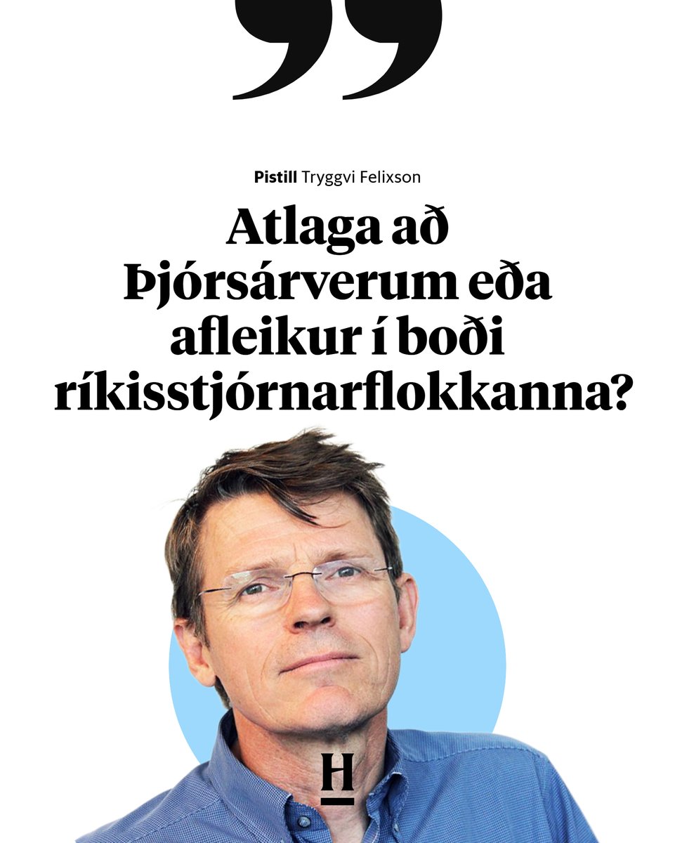 Um­hverf­is­ráð­herra vill taka Kjal­öldu­veitu úr vernd­ar­flokki og setja í bið­flokk. Ef það geng­ur eft­ir hef­ur ný rík­is­stjórn glat­að tæki­færi til að sýna að hún tek­ur nátt­úr­vernd al­var­lega. heimildin.is/grein/24857/at…