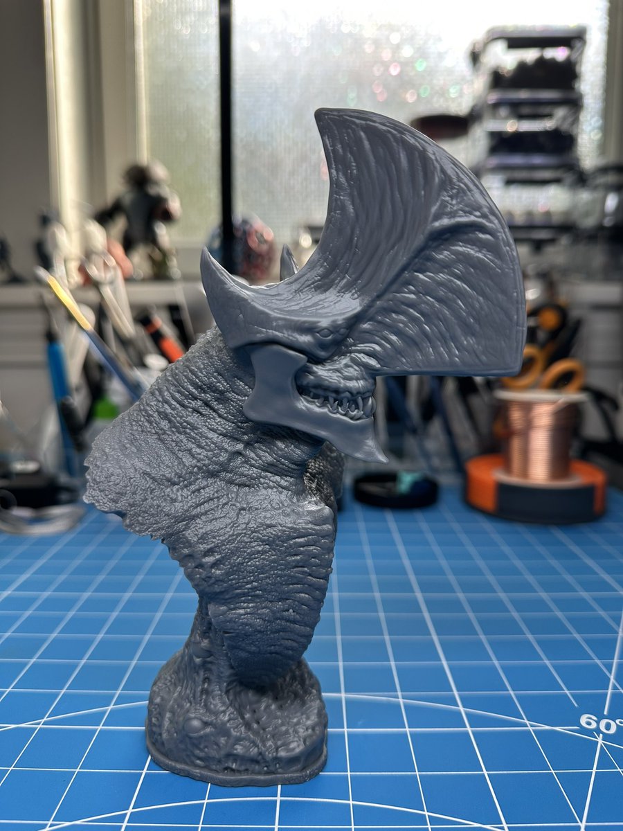 CharroZuck's tweet image. Trespasser
Kaiju, Pacific Rim
Sculpt: @fotismint #zbrush
Resin: @SirayaTech Fast Metal Grey
Printer: @mypeopoly Forge & @WhamBamSystems XTR
#3DPrinting #3dresinprinter #kaijumonster #pacificrim #3dprinted