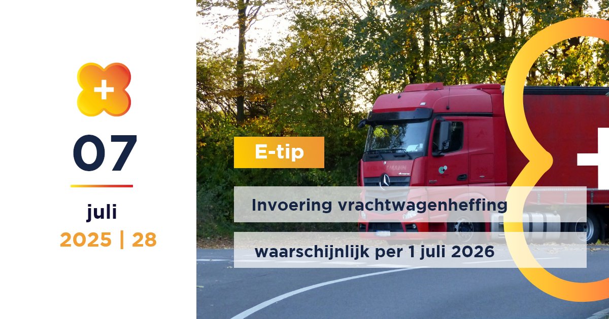 Voormalig minister van Infrastructuur en waterstaat Madlener informeerde de Tweede Kamer onlangs over de voortgang van de in te voeren #vrachtwagenheffing. Men streeft ernaar de heffing per 1 juli 2026 in te voeren.

Lees hier het doel van deze heffing👉bit.ly/44tM1Zv