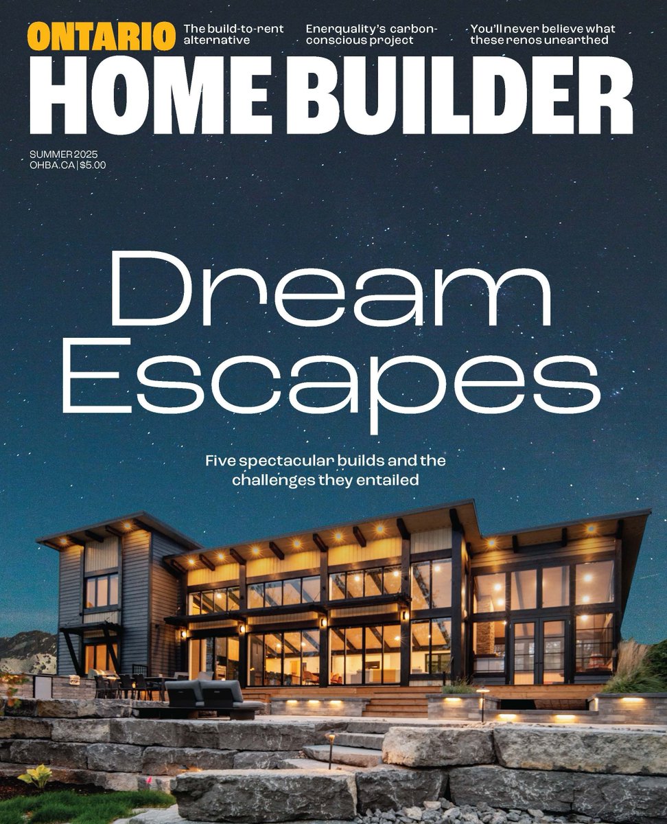 Our Summer Issue is out! ⁠
⁠From waterfront wonders to global housing insights, the latest issue of Ontario Home Builder is packed with stories that inform and inspire:
⁠
Visit  isu.pub/Ox5GDBw to read.
⁠
#OntarioHomeBuilders