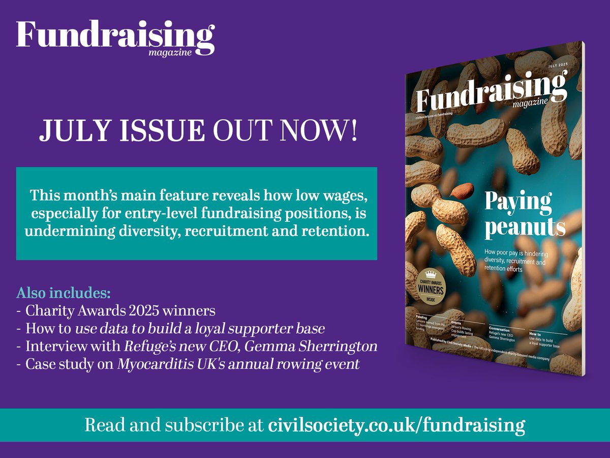 Discover the latest insights in fundraising with the July issue of Fundraising Magazine. 

Get your copy here bit.ly/4kvJ6pf

#Fundraising